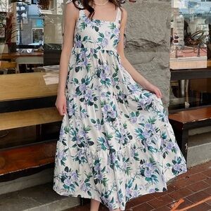 Floral Print Maxi Dress